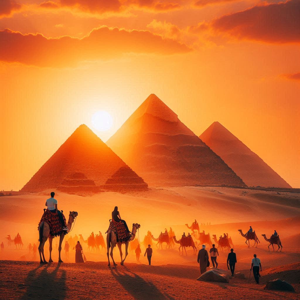 Pyramids of Giza, Egypt