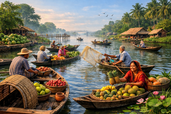 Floating Guava Market
