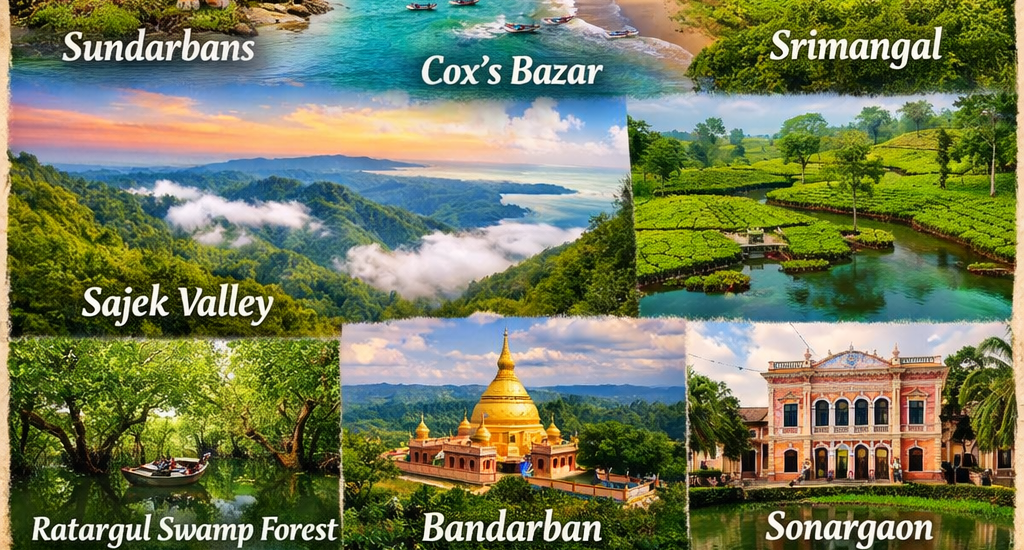 Top 10 Most Beautiful Places to Visit in Bangladesh