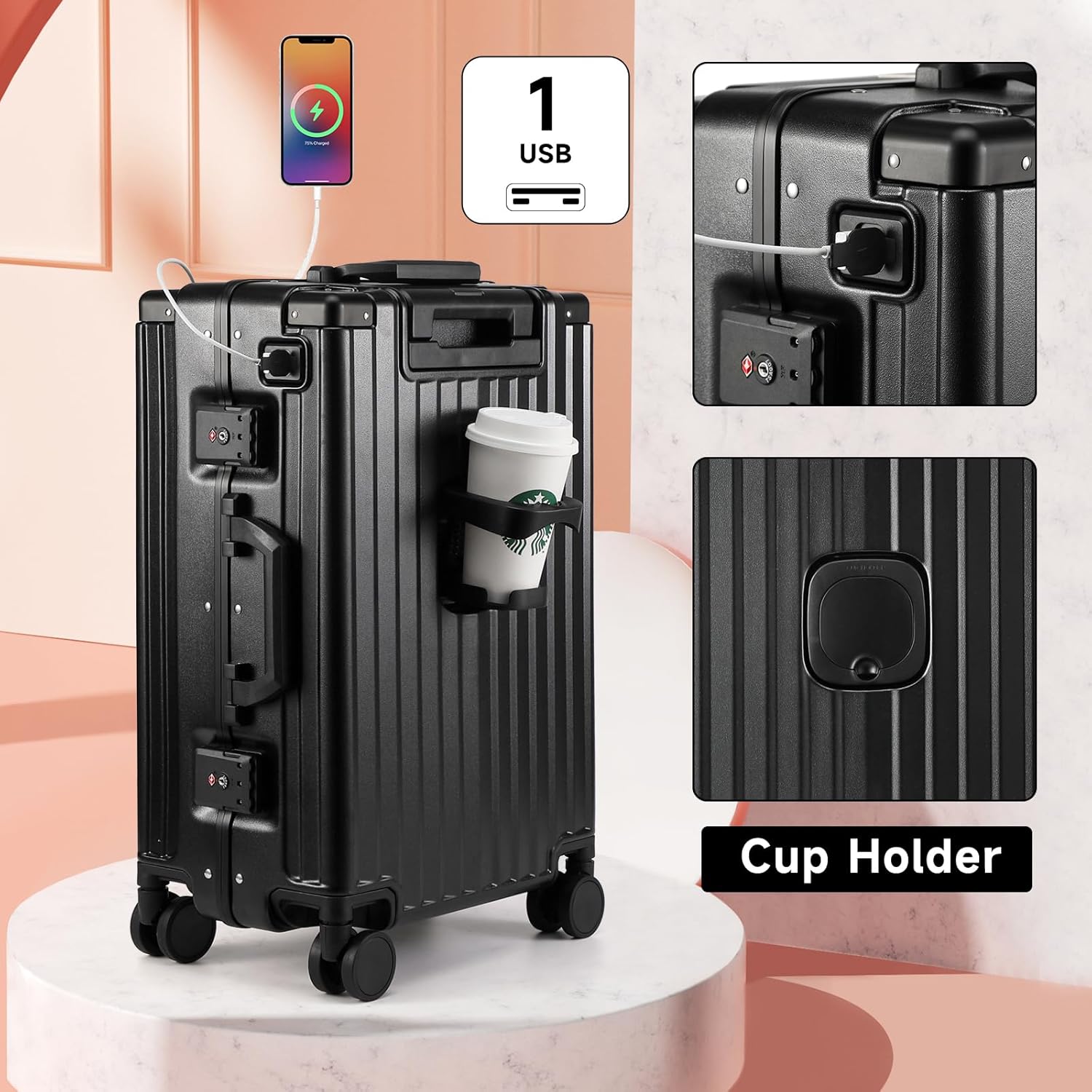 Hard Shell Carry-On Luggage